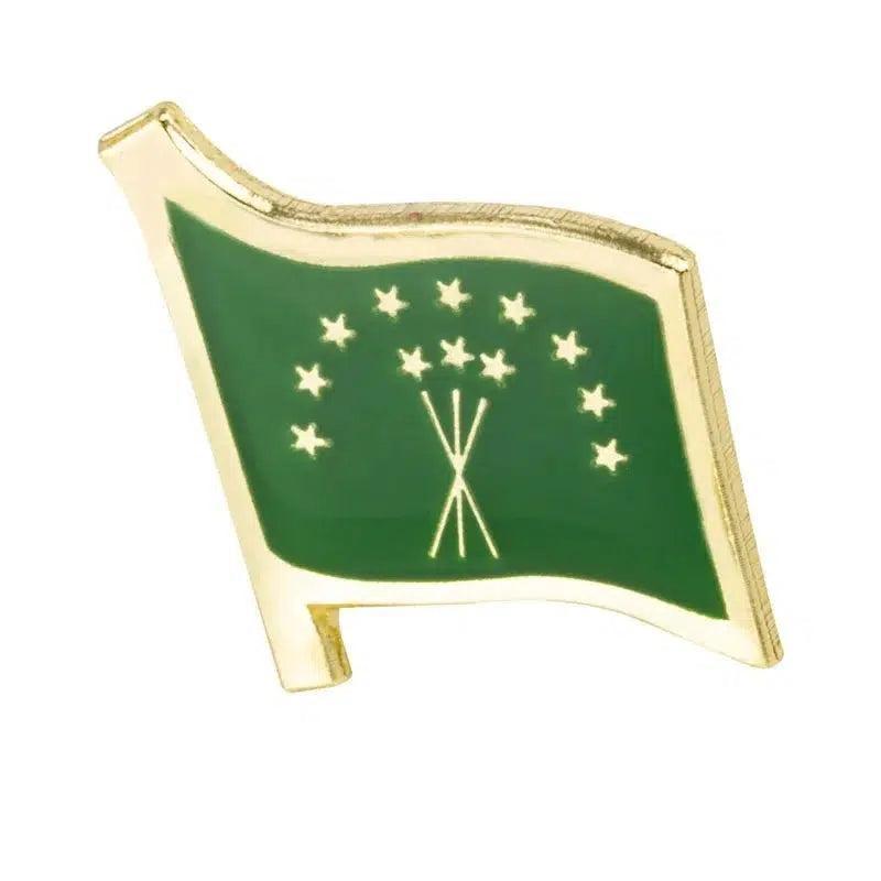 Adygea Flag Lapel Pin - Enamel Pin Flag