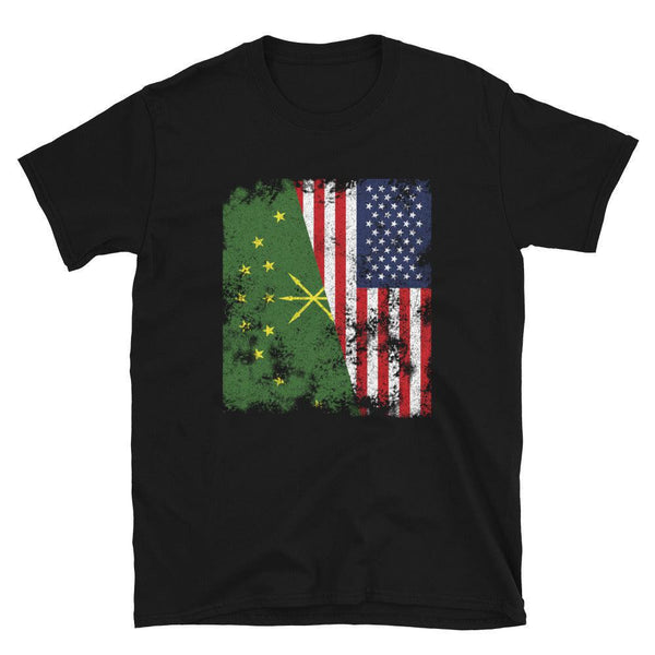 Adygea USA Flag - Half American T-Shirt