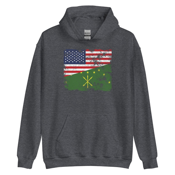 Adygea USA Flag Hoodie