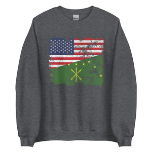 Adygea USA Flag Sweatshirt