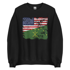 Adygea USA Flag Sweatshirt