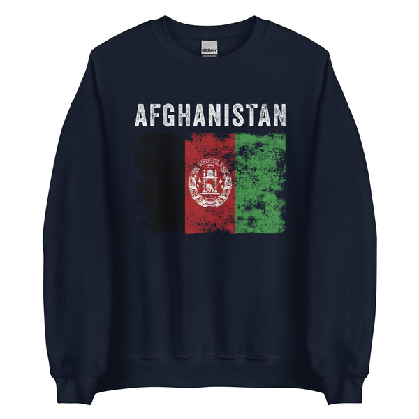Afghanistan Flag Distressed Afghan Flag Sweatshirt