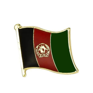 Afghanistan Flag Lapel Pin - Enamel Pin Flag