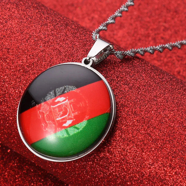 Afghanistan Flag Necklace