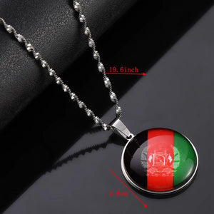 Afghanistan Flag Necklace