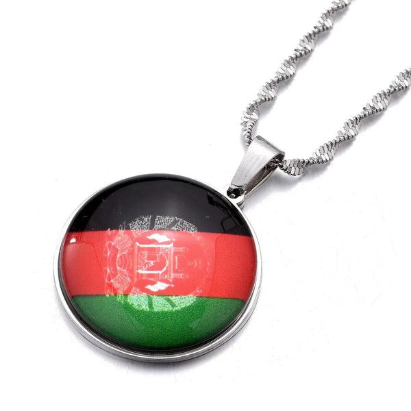 Afghanistan Flag Necklace