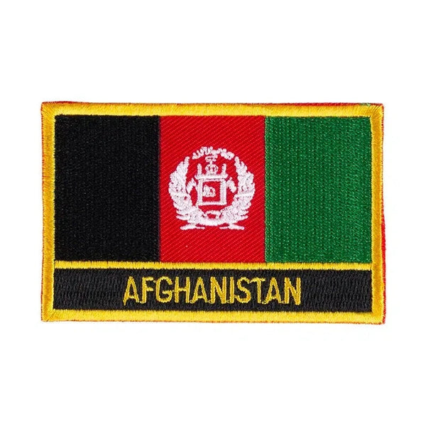 Afghanistan Flag Patch - Sew On/Iron On Patch