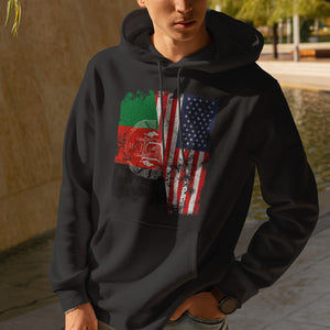 Afghanistan USA Flag Hoodie