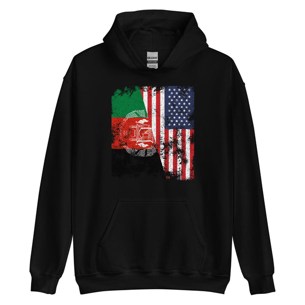 Afghanistan USA Flag Hoodie