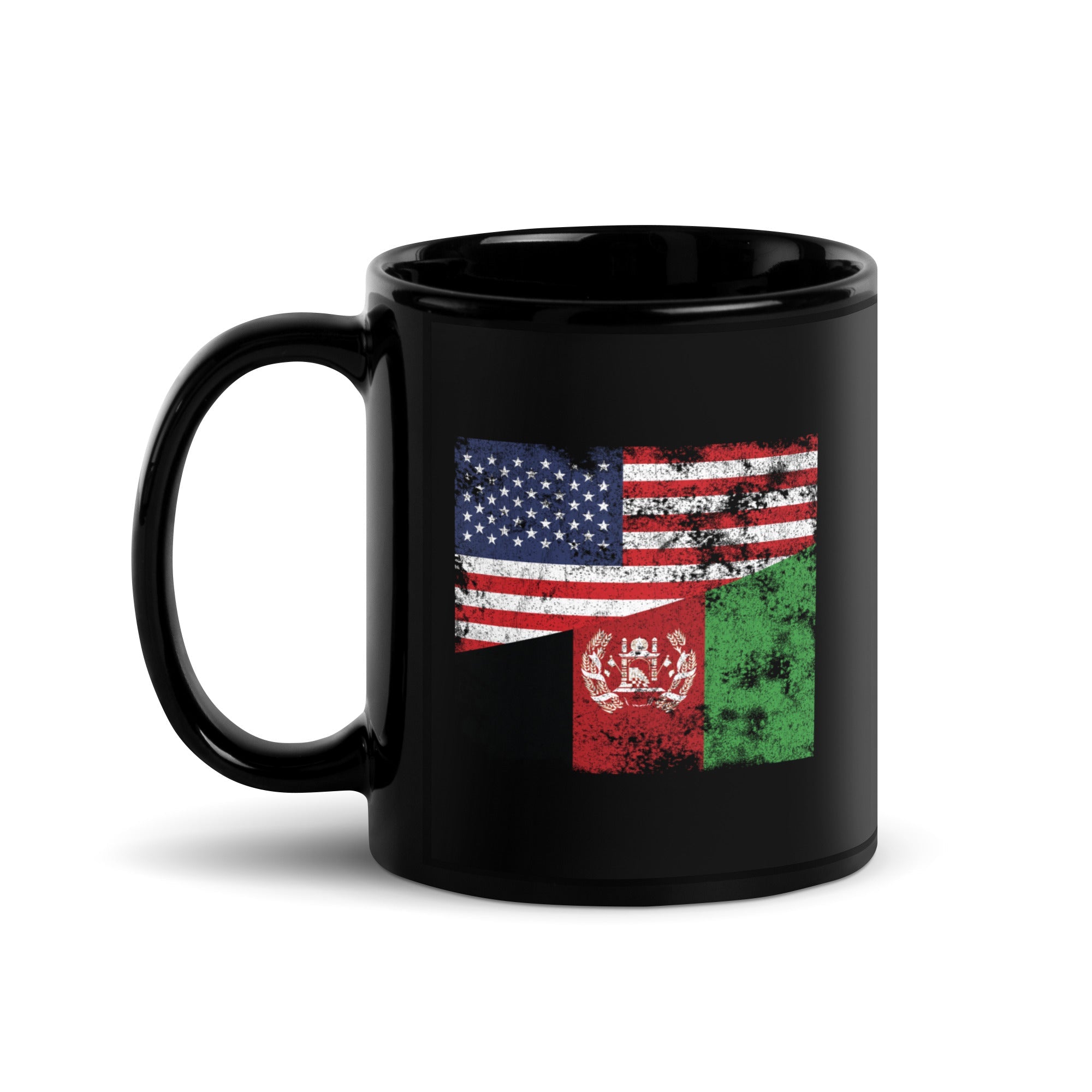 Afghanistan USA Flag Mug