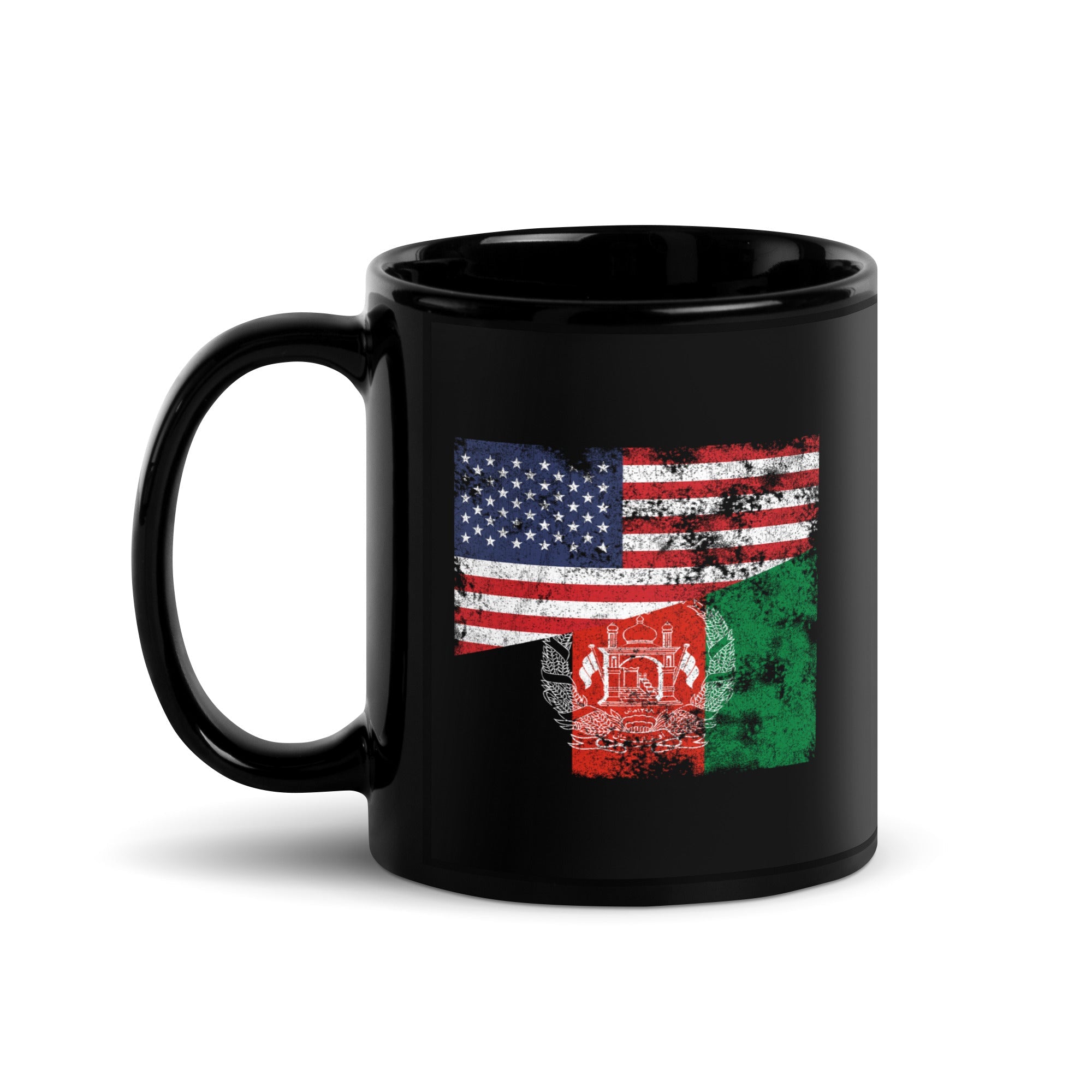 Afghanistan USA Flag Mug