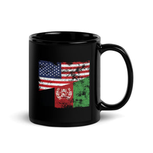 Afghanistan USA Flag Mug