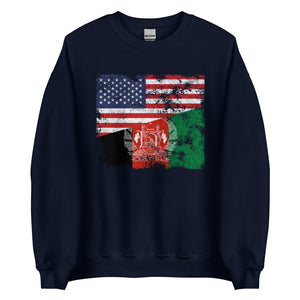 Afghanistan USA Flag Sweatshirt