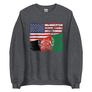 Afghanistan USA Flag Sweatshirt