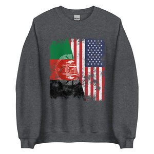 Afghanistan USA Flag Sweatshirt