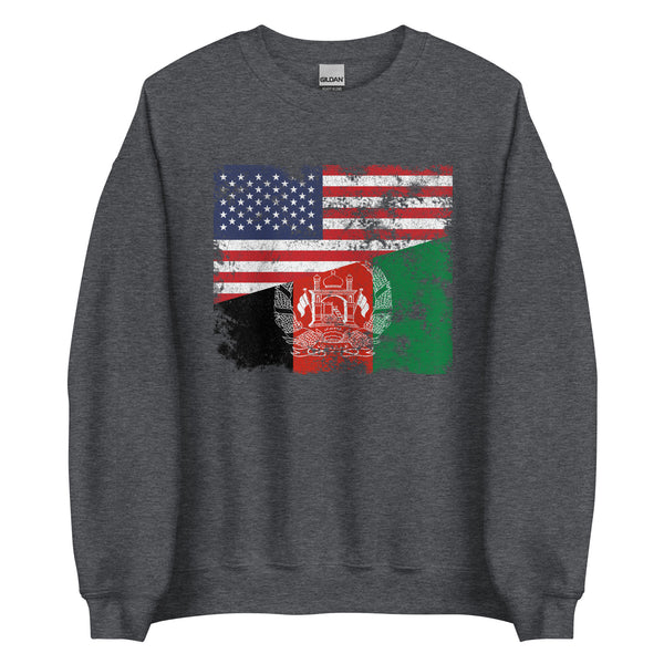 Afghanistan USA Flag Sweatshirt