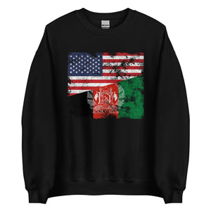 Afghanistan USA Flag Sweatshirt