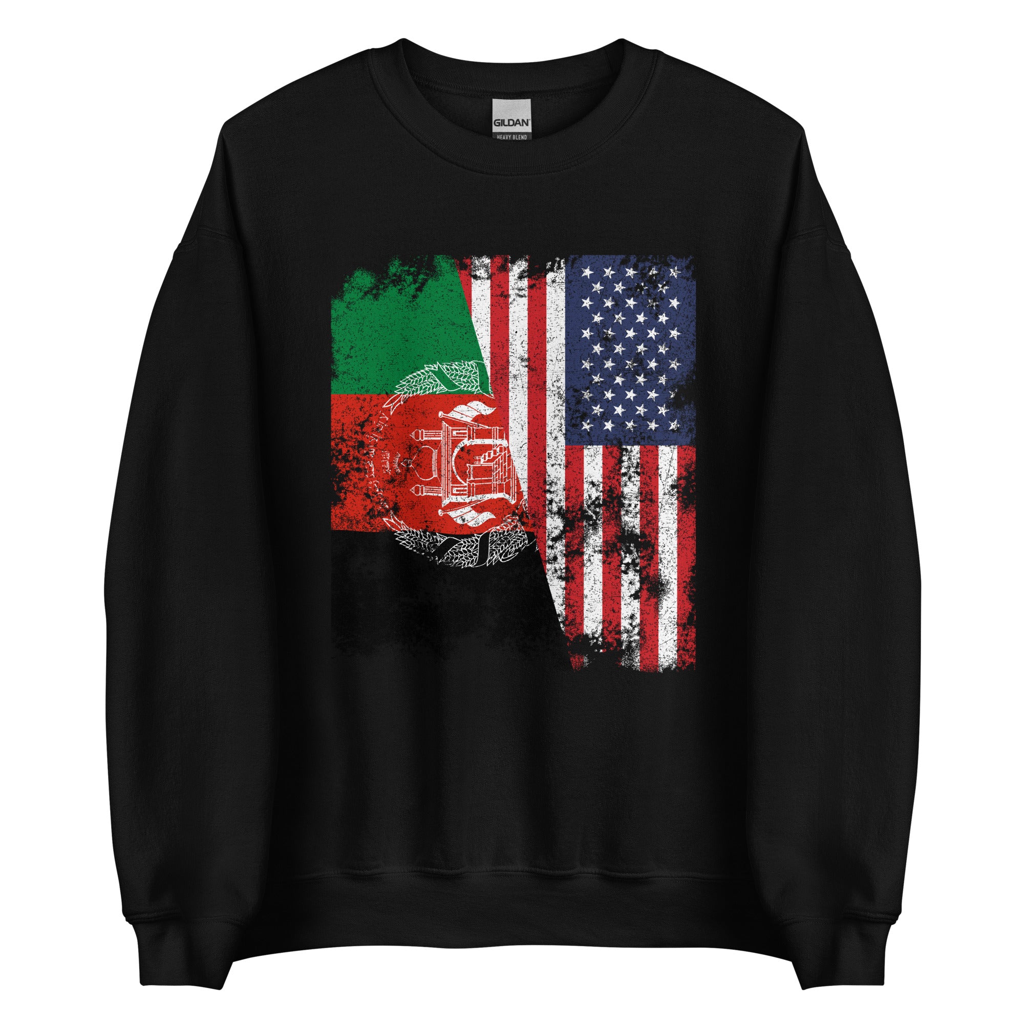 Afghanistan USA Flag Sweatshirt