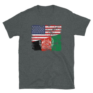 Afghanistan USA Flag T-Shirt