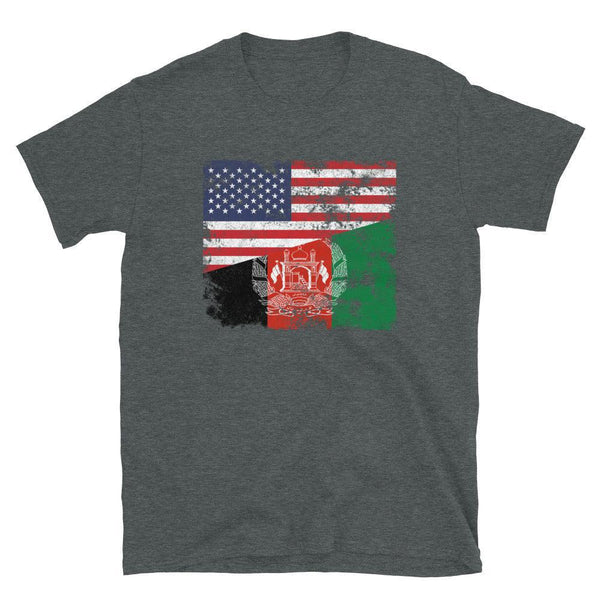 Afghanistan USA Flag T-Shirt