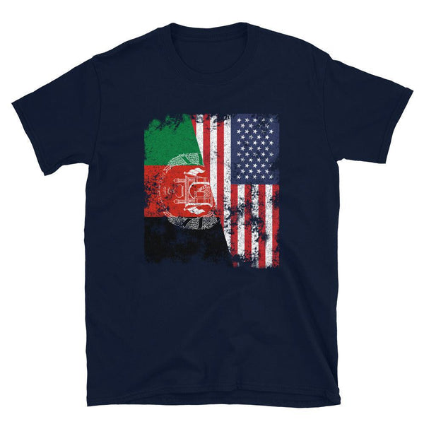 Afghanistan USA Flag T-Shirt
