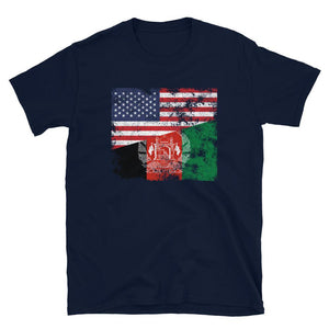 Afghanistan USA Flag T-Shirt