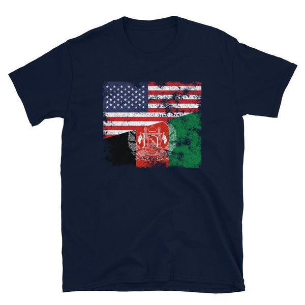 Afghanistan USA Flag T-Shirt
