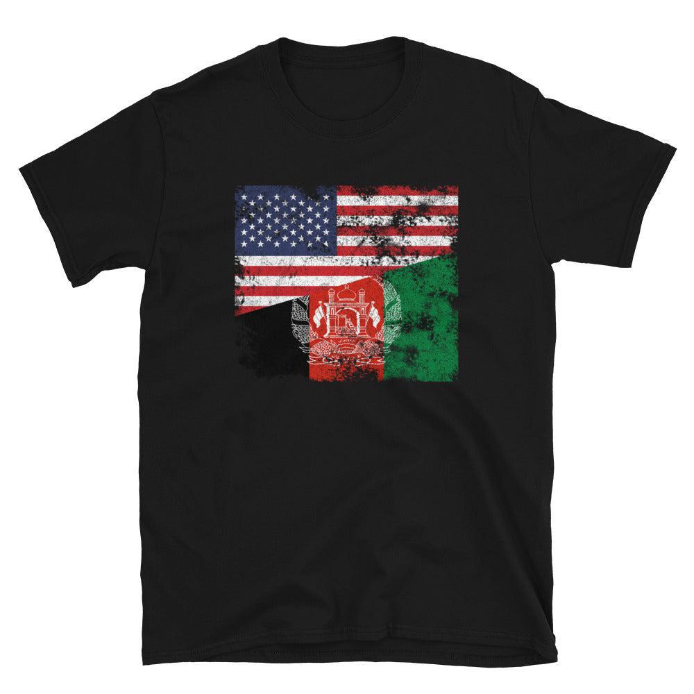 Afghanistan USA Flag T-Shirt