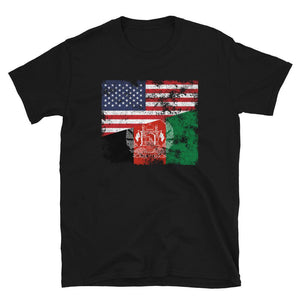 Afghanistan USA Flag T-Shirt