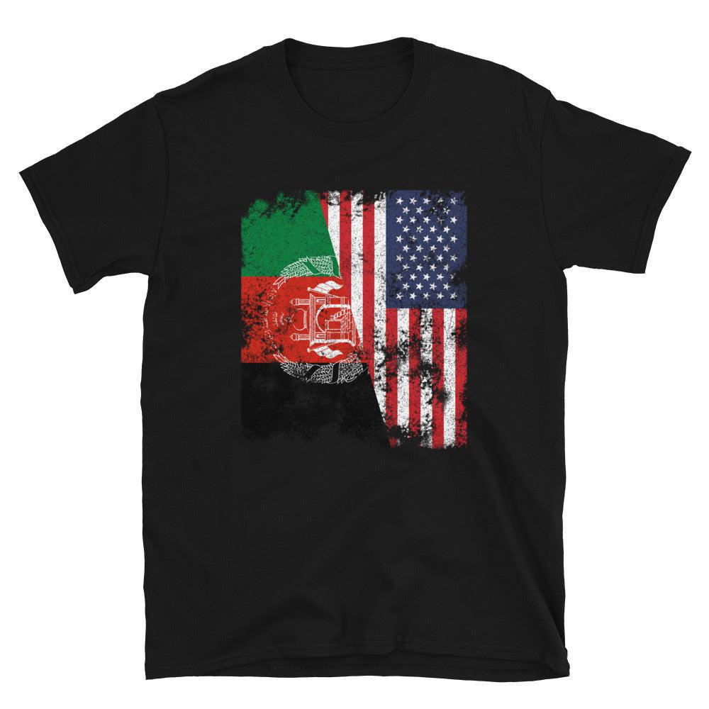 Afghanistan USA Flag T-Shirt