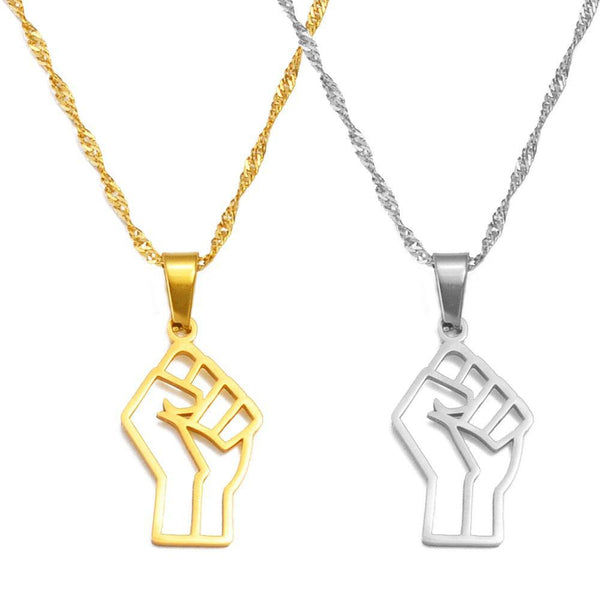 Africa Black Lives Matter Pendant Necklace