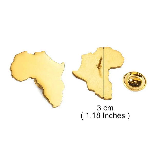 Africa Flag Lapel Pin - Enamel Pin Flag