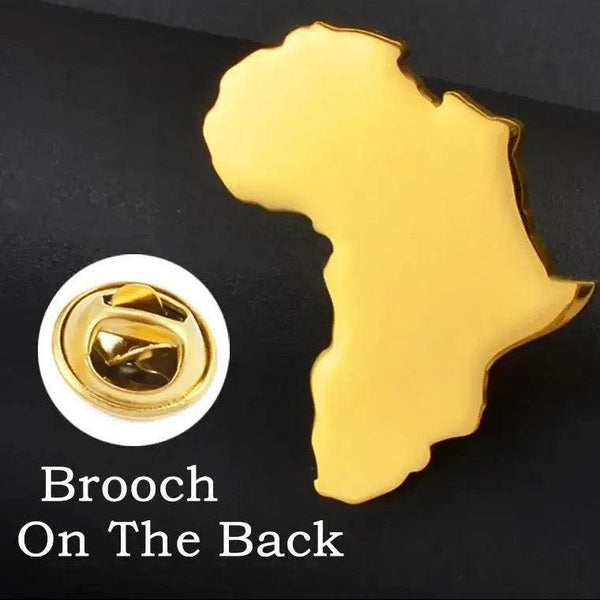 Africa Flag Lapel Pin - Enamel Pin Flag
