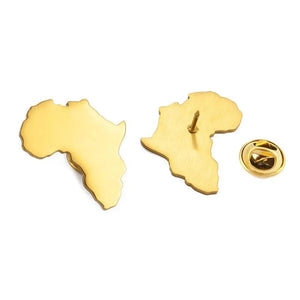 Africa Flag Lapel Pin - Enamel Pin Flag