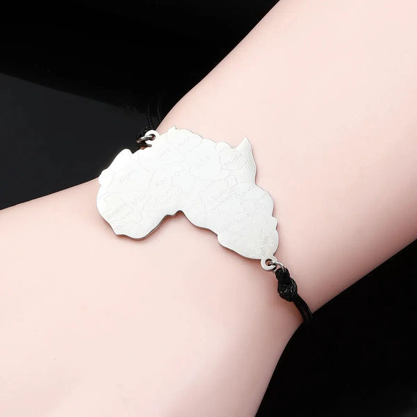 Africa Map Bracelet