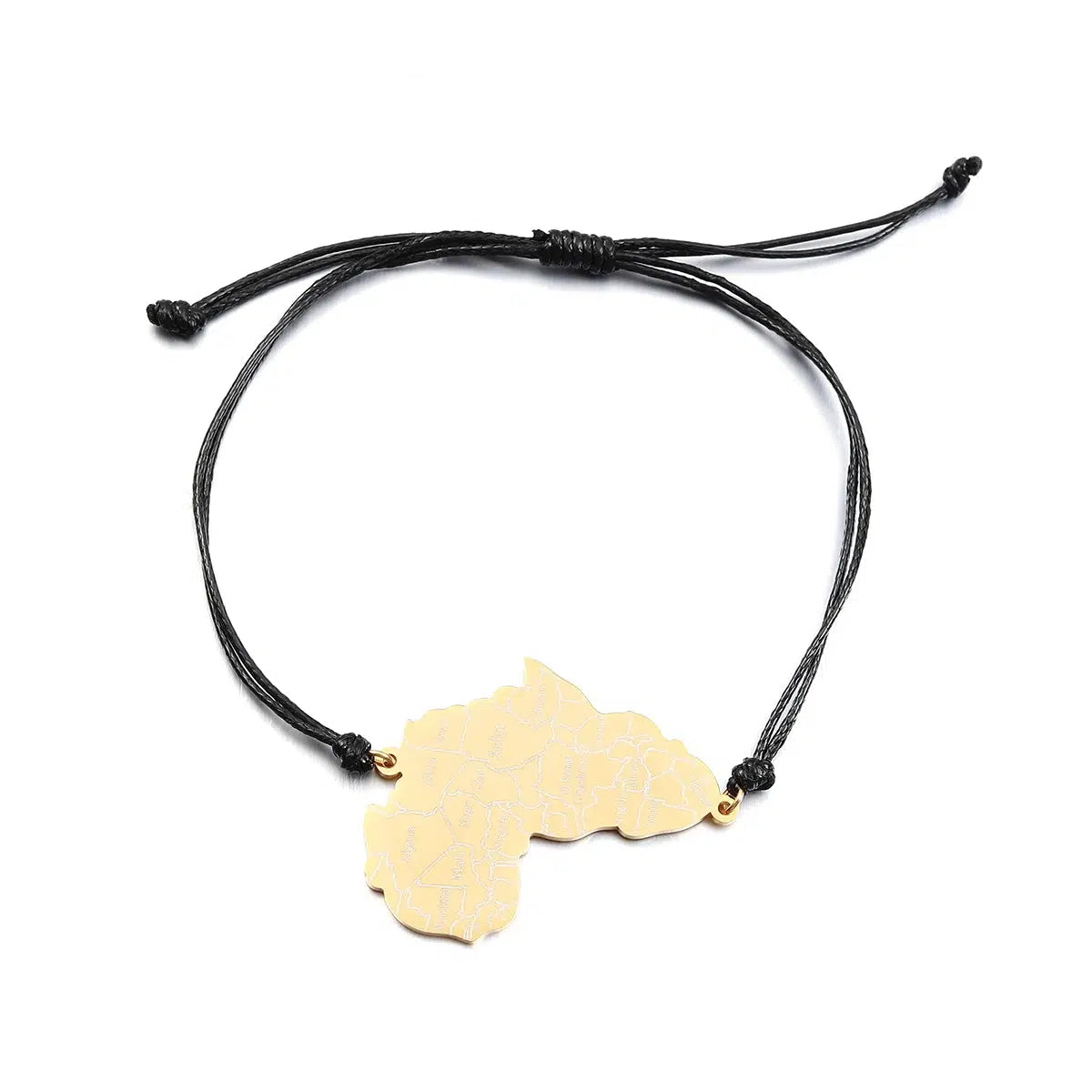 Africa Map Bracelet