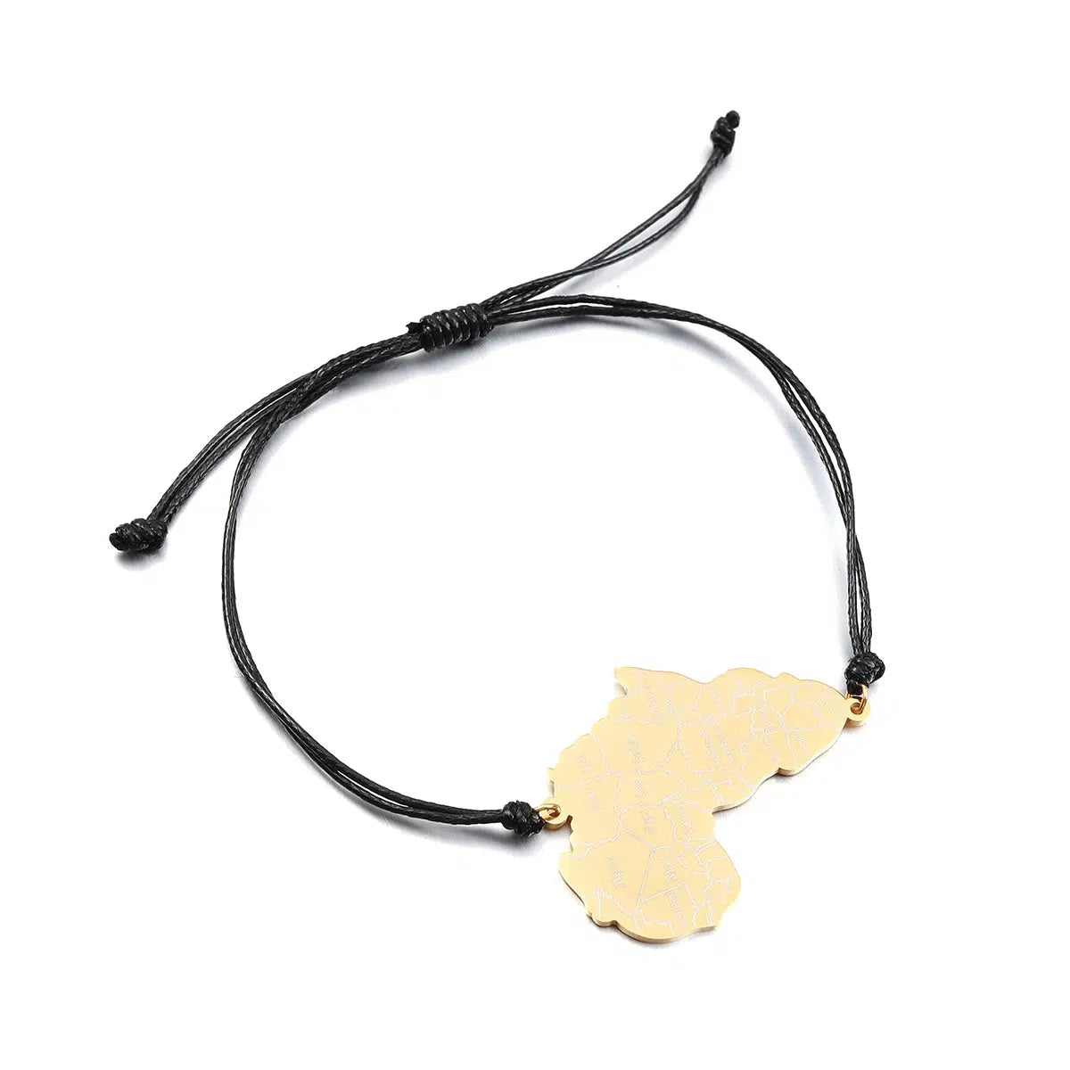 Africa Map Bracelet