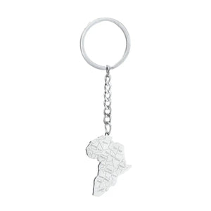 Africa Map Keychain