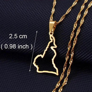 Africa Map Necklace Collection