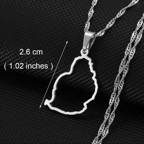 Africa Map Necklace Collection