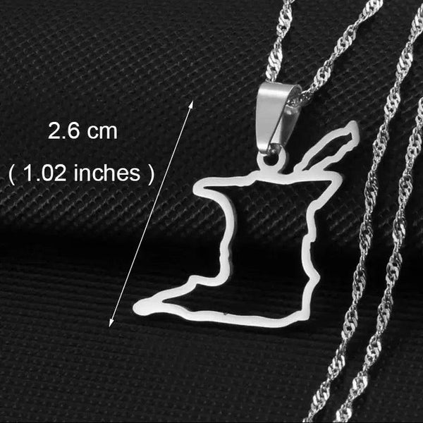 Africa Map Necklace Collection