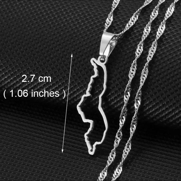 Africa Map Necklace Collection