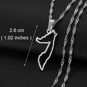 Africa Map Necklace Collection