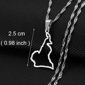 Africa Map Necklace Collection