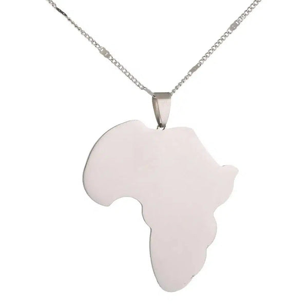 Africa Map Necklace