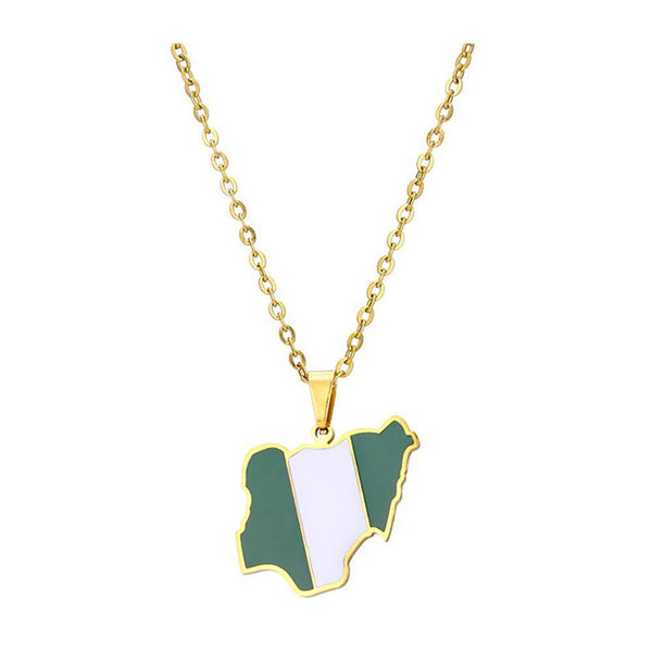 Africa Country Flag Necklace