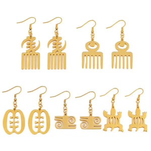 Africa Symbol Earrings Collection