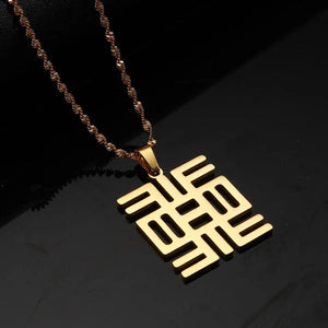 Africa Symbol Pendant Necklace