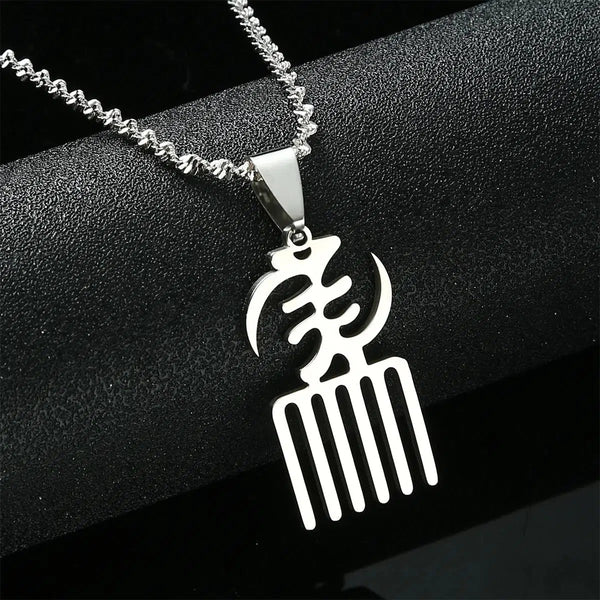 Africa Symbol Pendant Necklace