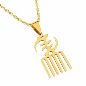 Africa Symbol Pendant Necklace